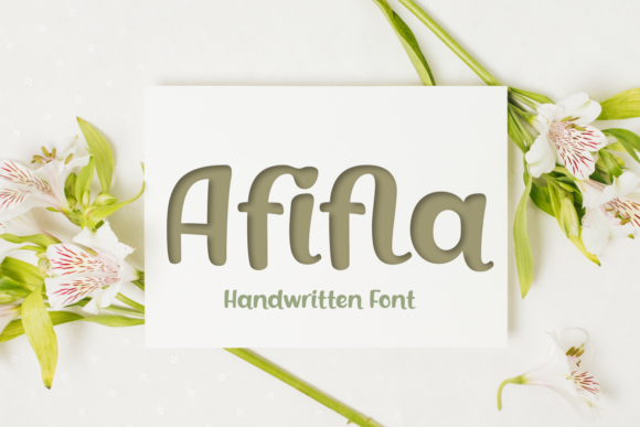 Afifla Font: A Cute & Casual Script Handwritten Typeface