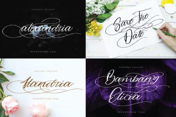 Alandria: Elegant Script Handwritten Font for Small Business Branding