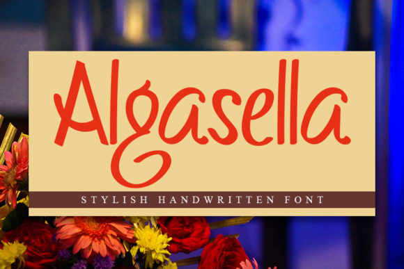 Algasella: A Sweet and Friendly Handwritten Font for Thoughtful Design