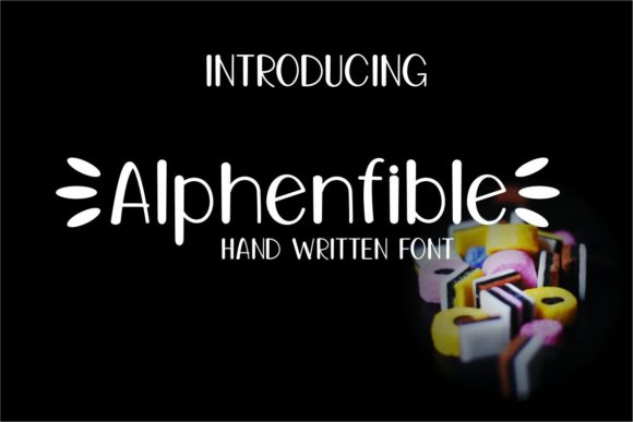 Alphenfible: A Script Handwritten Font for Creative Campaigns