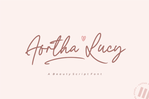 Aortha Lucy Font: Delicate Script Handwritten Typeface for Elegant Branding