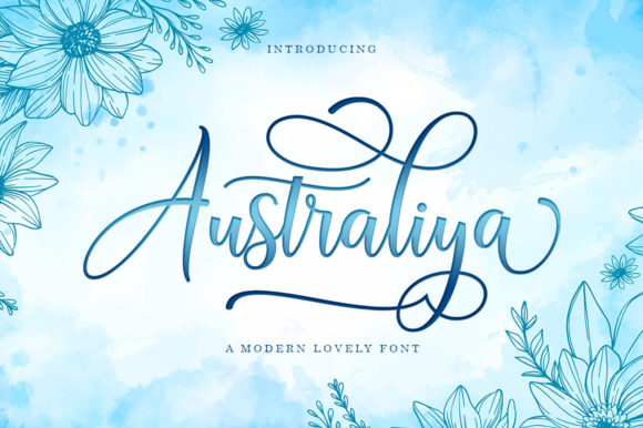 Australiya Script Handwritten Font for Elegant Branding