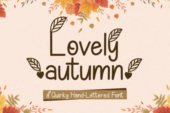 Beautiful Typography for Your Brand with Lovely Autumn
