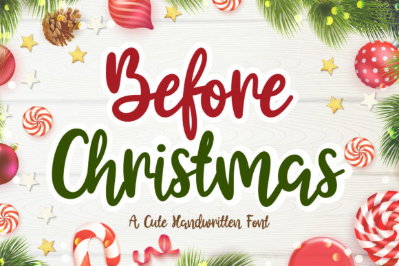 Before Christmas Font for Warm, Friendly Branding