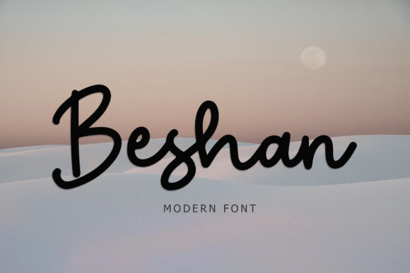 Beshan: A Sweet Modern Handwritten Font for Small Business Branding