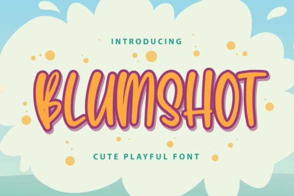 Blumshot: A Friendly Handwritten Font for Warm Editorial Design