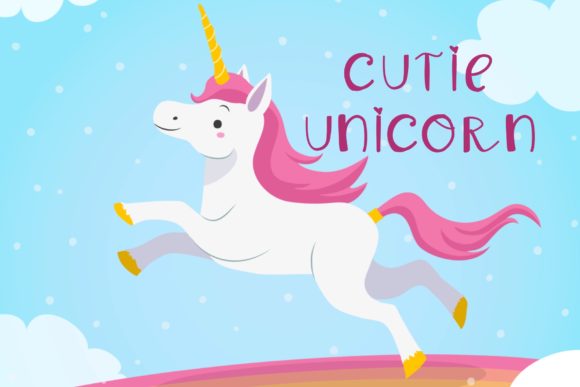 Cutie Unicorn Font for Playful Brand Campaigns