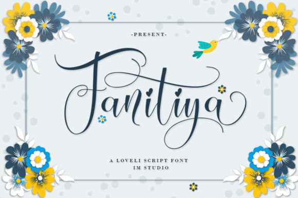 Fanitiya: Elegant Script Handwritten Font for Timeless Design