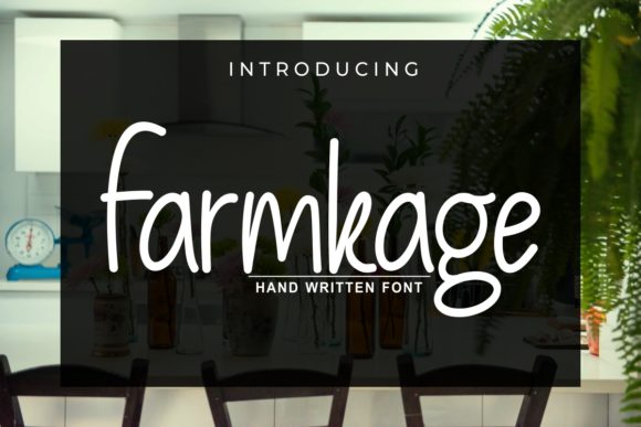 Farmkage: A Sweet & Friendly Script Handwritten Font for Campaign Design
