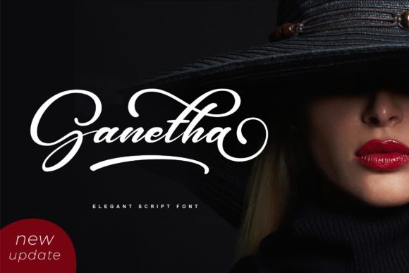 Ganetha: Elegant Script Handwritten Font for Digital Branding