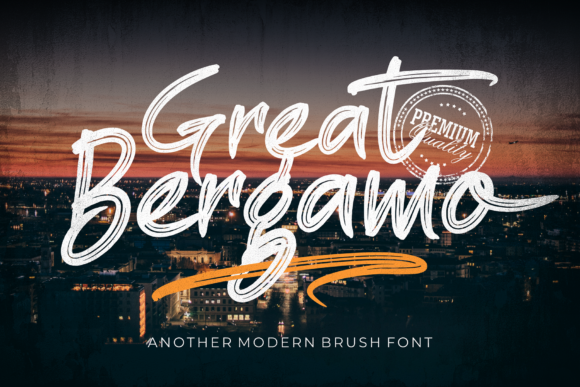 Great Bergamo: A Timeless Script Handwritten Font for Editorial Design