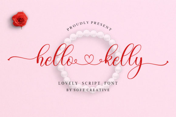 Hello Kelly Font: A Delicate Script Handwritten Typeface for Elegant Branding