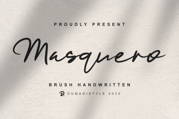 Masquero: A Script Handwritten Font That Feels Like a Quiet Moment of Clarity