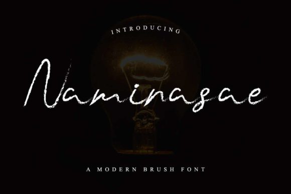 Naminasae: A Script Handwritten Font for Elegant Branding and Creative Design