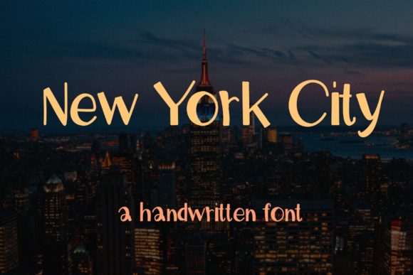 New York City Font for Editorial Design and Creative Branding
