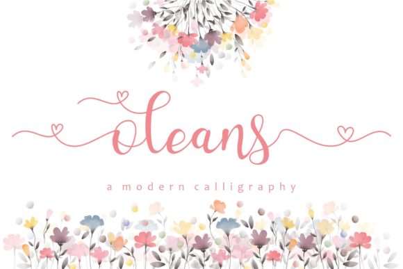 Oleans: A Script Handwritten Font for Elegant Branding