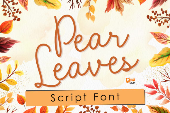 Pear Leaves: A Script Font That Elevates Your Brand