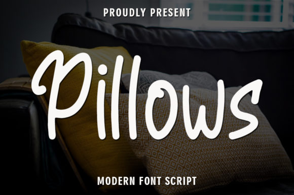 Pillows Script Handwritten Font for Digital Design