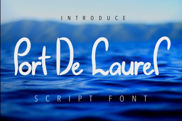 Port De Laurel: An Elegant Script Handwritten Font for Brand Campaigns