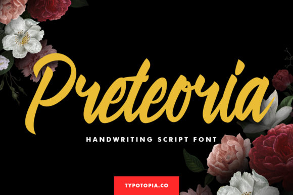 Preteoria: A Timeless Script Font for Editorial Design