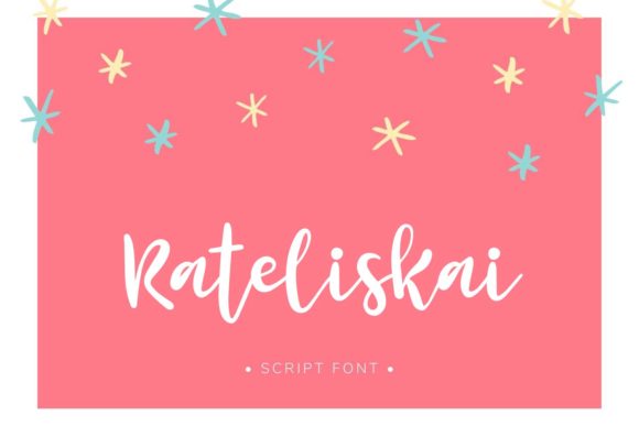 Rateliskai: A Playful Modern Handwritten Font for Thoughtful Design