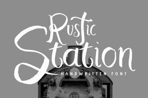 Rustic Station: A Script Handwritten Font for Creative Crafters