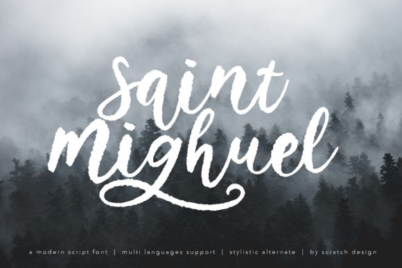 Saint Mighuel: A Script Handwritten Font with Editorial Warmth