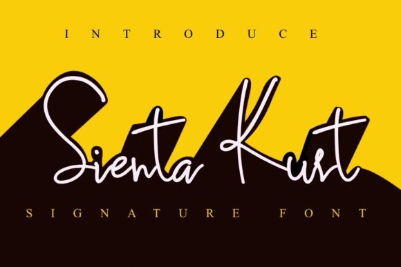 Sienta Kurt Font for Elegant Script Handwritten Design