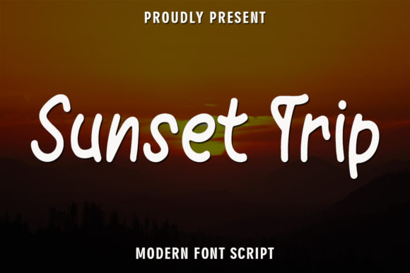 Sunset Trip Font for Spectacular Campaign Designs