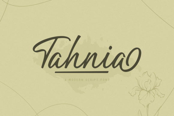 Tahnia Handwritten Font for Warm, Memorable Branding
