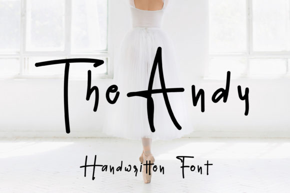 The Andy: A Sweet Handwritten Font for Thoughtful Branding