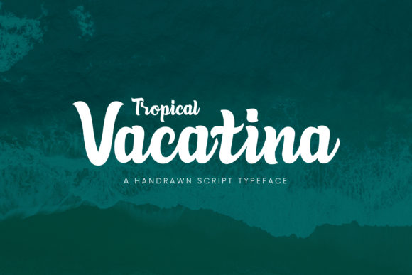 Tropical Vacatina: A Flowing Handwritten Font for Editorial Warmth