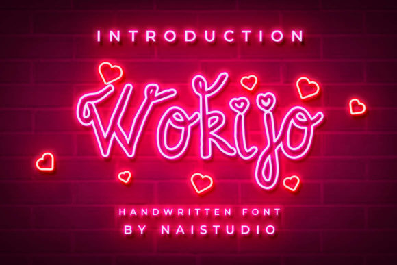Wokijo: A Stylish Handwritten Font for Modern Designers